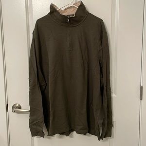 NWT! Olive 1/4 zip